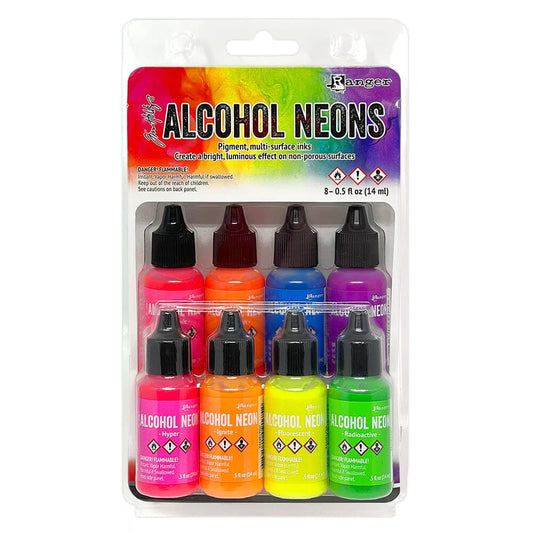 Ranger Tim Holtz® Alcohol Neon 8 pk
