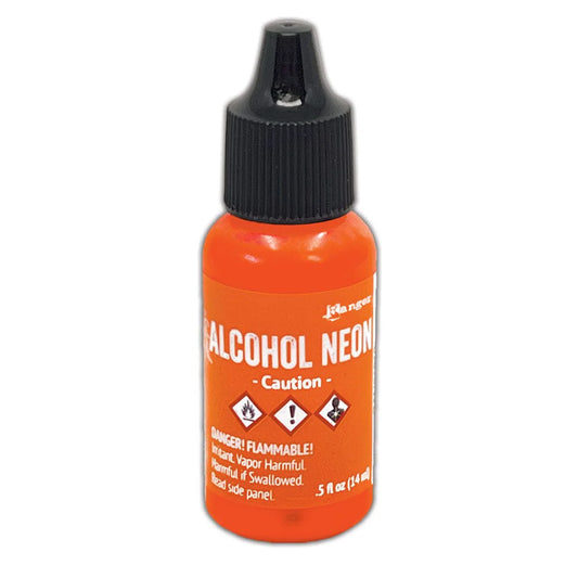 Ranger Tim Holtz® Alcohol Neon - Caution 0.5 fl oz