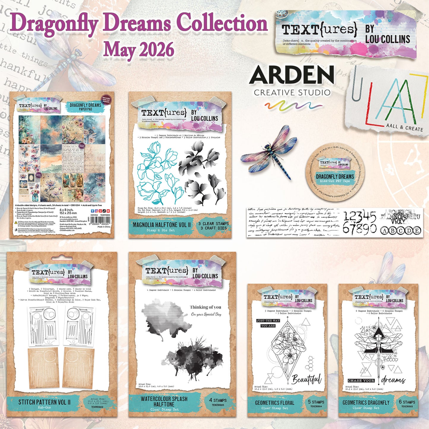 TEXT{ures} Complete Collection May 2026 Dragonfly Dreams (Save £10)