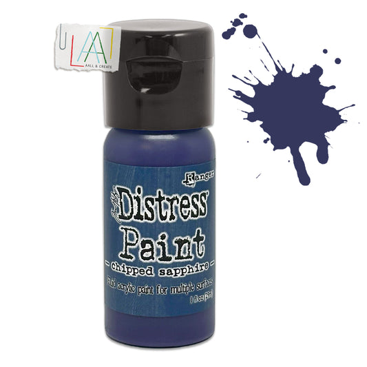 Ranger Tim Holtz Distress® Flip Top Paint Chipped Sapphire