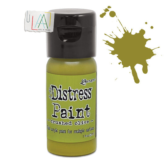 Ranger Tim Holtz Distress® Flip Top Paint Crushed Olive