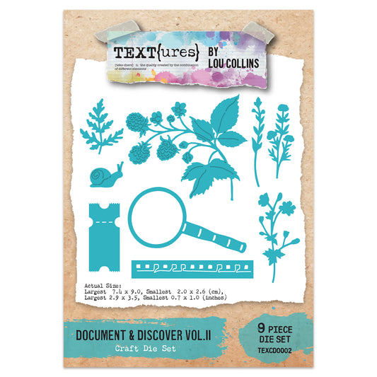TEXT{ures} Document & Discover Vol.II Craft Die Set