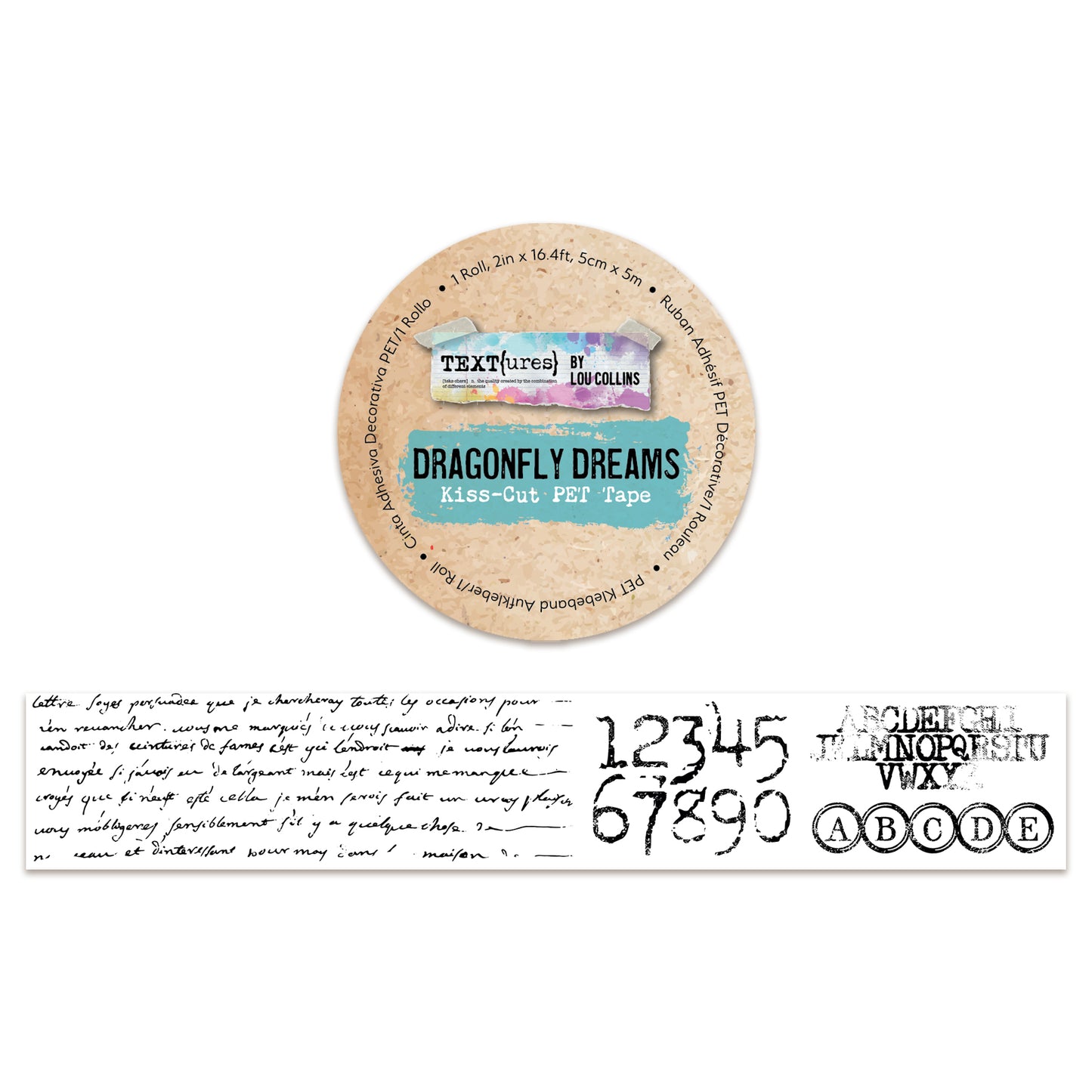 TEXT{ures} Dragonfly Dreams Kiss-Cut PET Tape