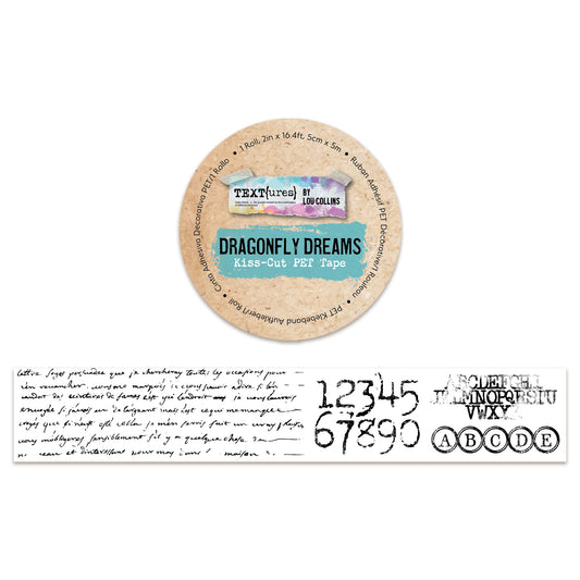TEXT{ures} Dragonfly Dreams Kiss-Cut PET Tape