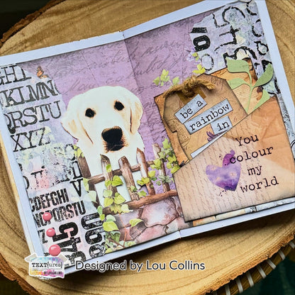 TEXT{ures} Beneath the Brambles 5in x 7in Decoupage Paper