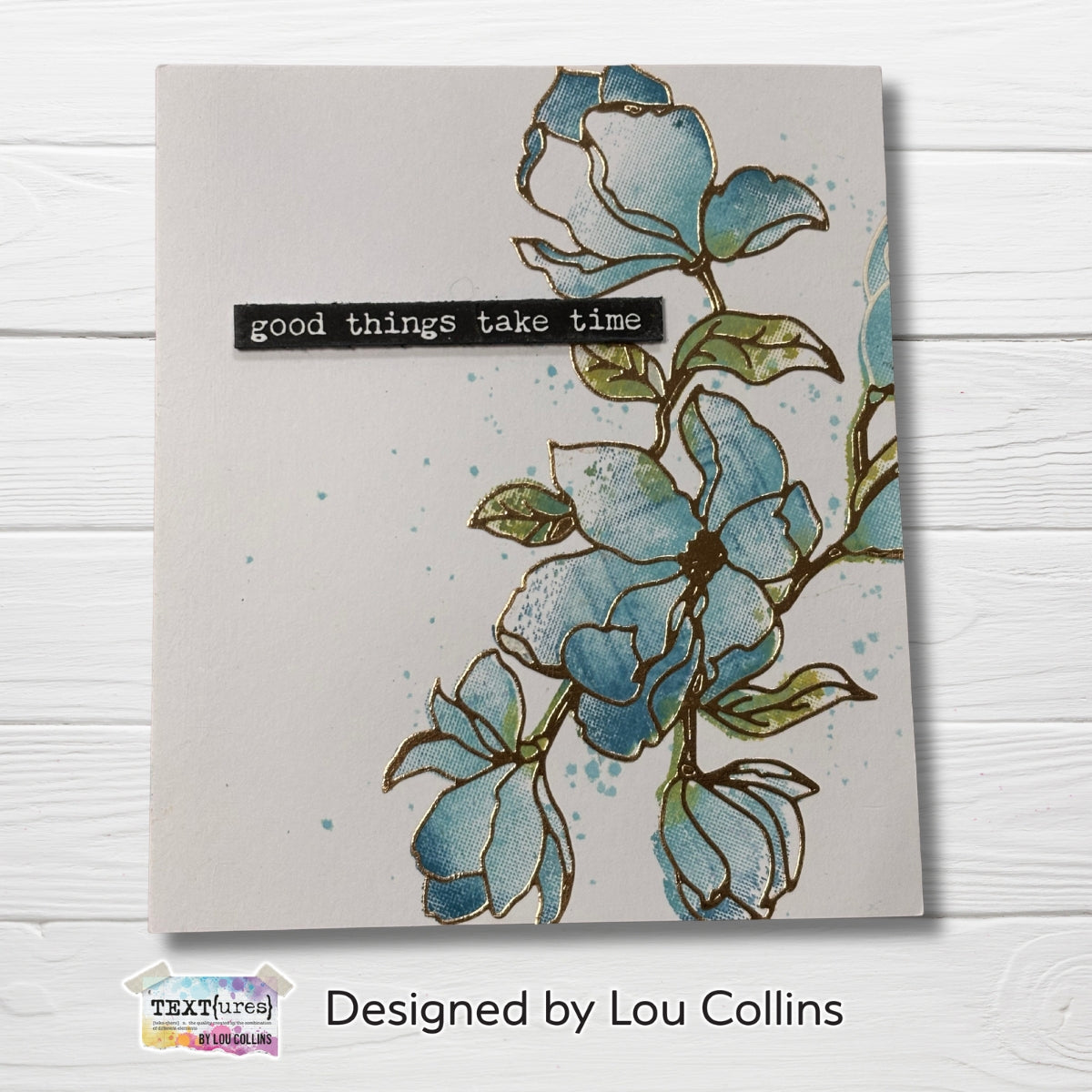 TEXT{ures} Magnolia Halftone Vol II Stamp & Die Set
