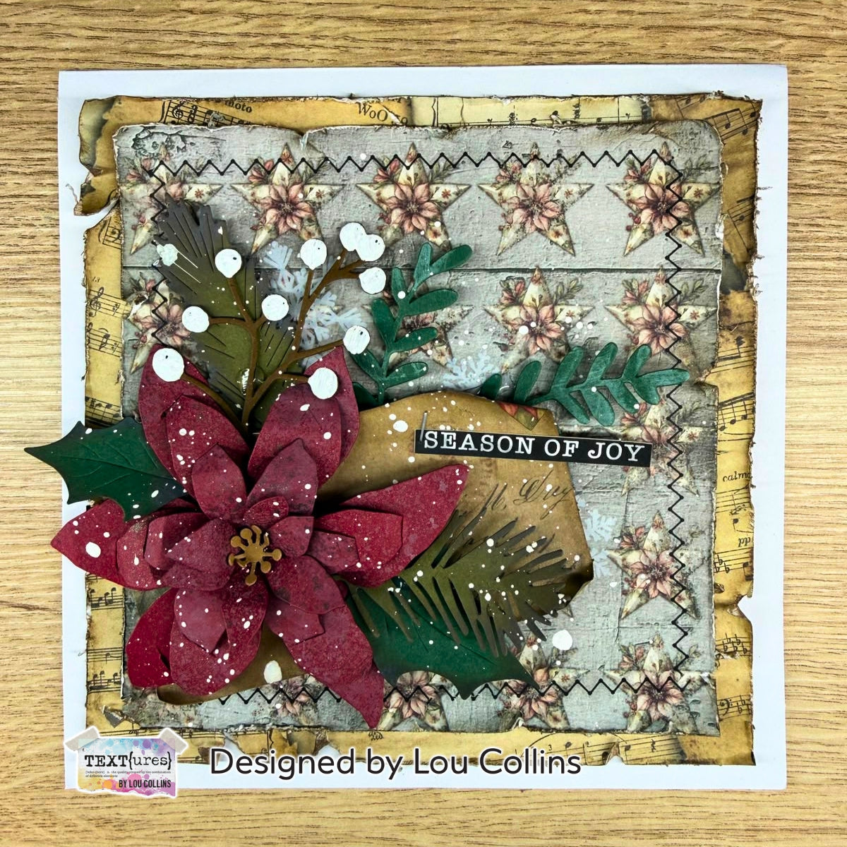 TEXT{ures} Winter in Bloom Music Sheets 5in x 7in Paper Pack