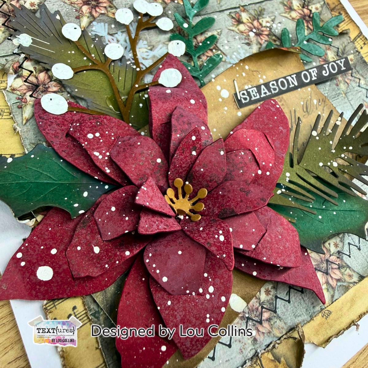 TEXT{ures} Winter in Bloom Music Sheets 5in x 7in Paper Pack