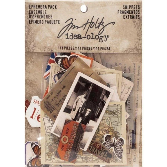 Idea-ology Tim Holtz Ephemera Pack Snippets (11pcs)