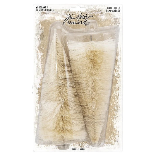 Idea-ology Tim Holtz Woodland Tree Lot Half Tree (2pcs)
