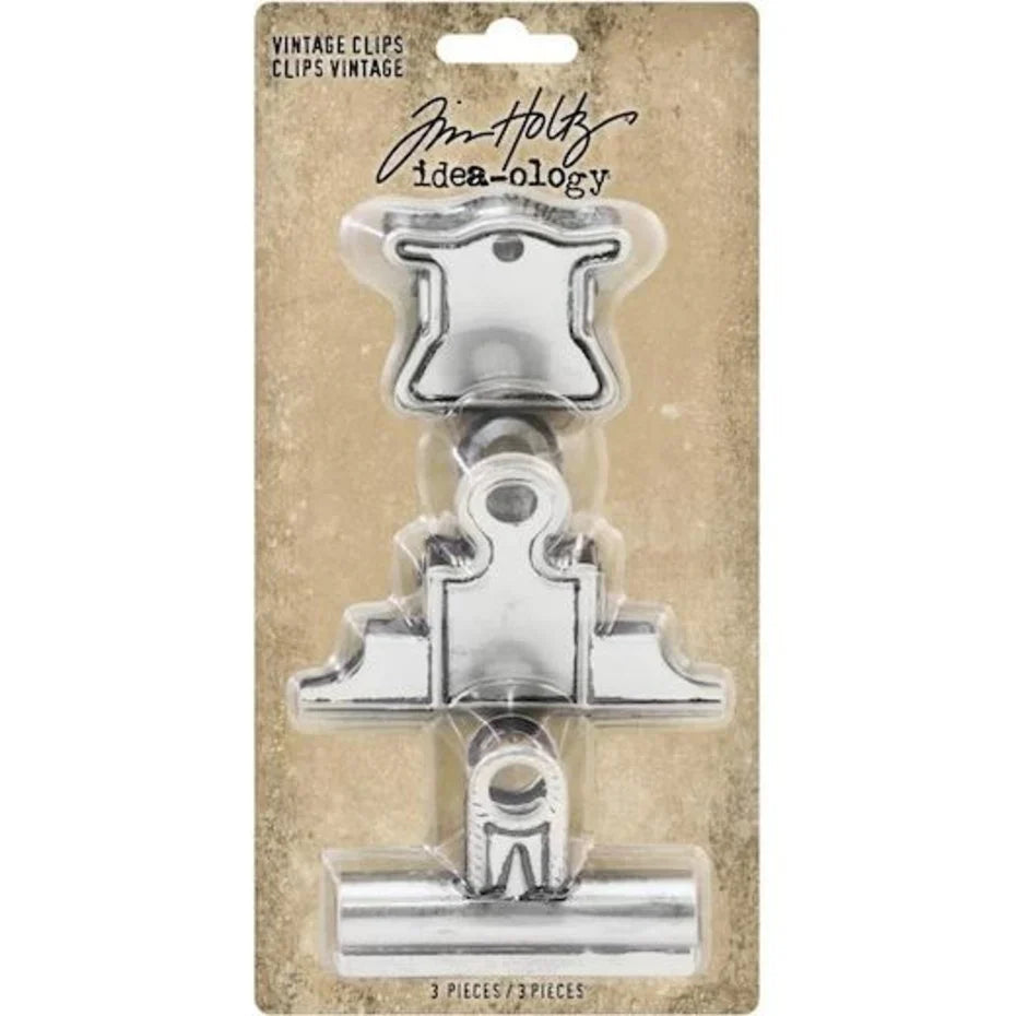 Tim Clips Idea-ology Tim Holtz Vintage Clips (3pcs) – AALL & Create