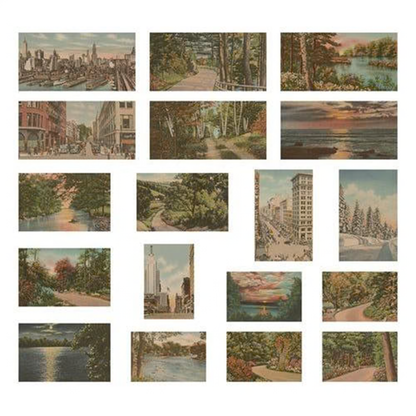 Idea-ology Tim Holtz Vellum Scenes-18 Pieces