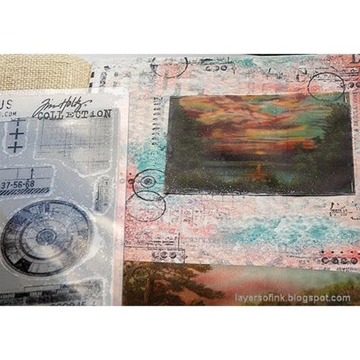 Idea-ology Tim Holtz Vellum Scenes-18 Pieces