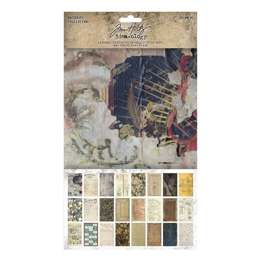 Idea-ology Tim Holtz Backdrops Volume 2