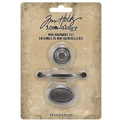 Idea-ology Tim Holtz Mini Metal Hardware Pulls - 3 Pcs
