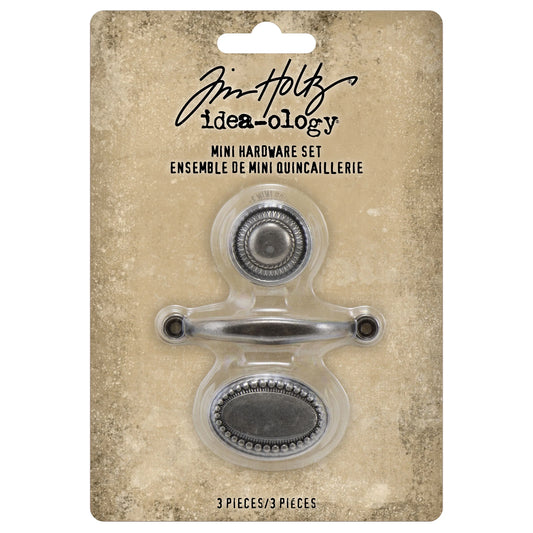 Idea-ology Tim Holtz Mini Metal Hardware Pulls - 3 Pcs