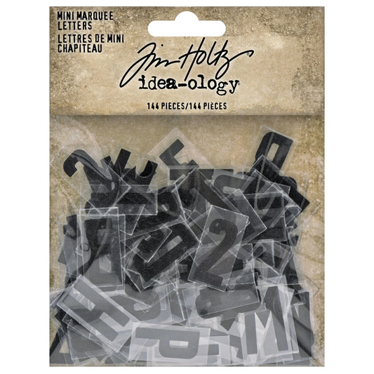 Idea-ology Tim Holtz Mini Marquee Letters - 144 Pcs
