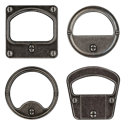 Idea-ology Tim Holtz Metal Gauge Frames 2"X2"-4/Pkg