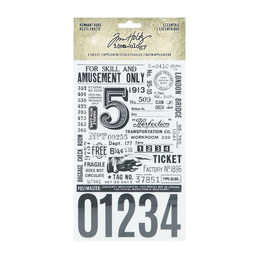Idea-ology Tim Holtz Remnant Rubs Eccentric
