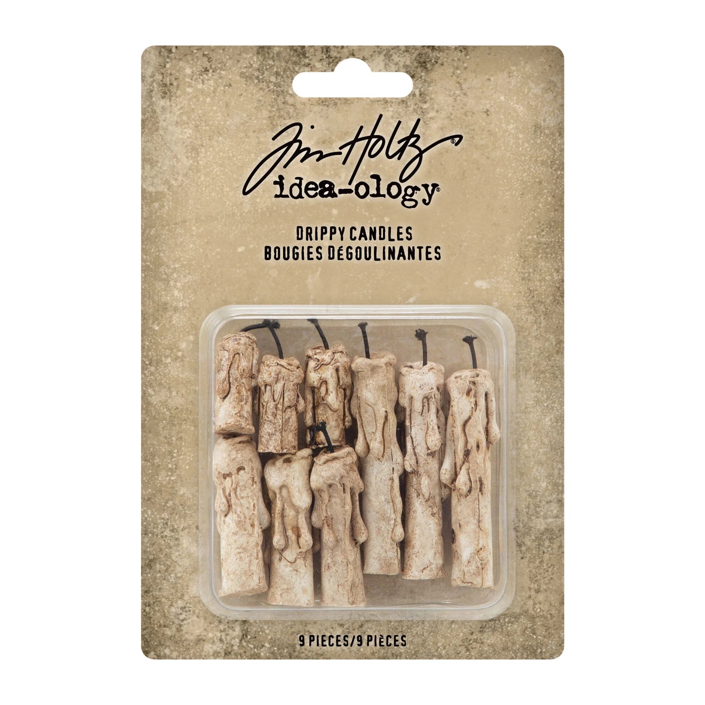 Idea-ology Tim Holtz Resin Drippy Candles (9 pcs)