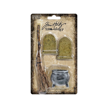 Idea-ology Tim Holtz Graveyard (4 pcs)