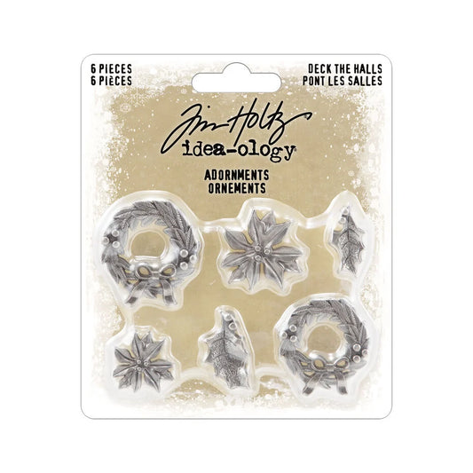 Idea-ology Tim Holtz Adornments Deck The Halls / Christmas 2023