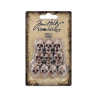 Idea-ology Tim Holtz - Halloween Skulls (10 pcs)