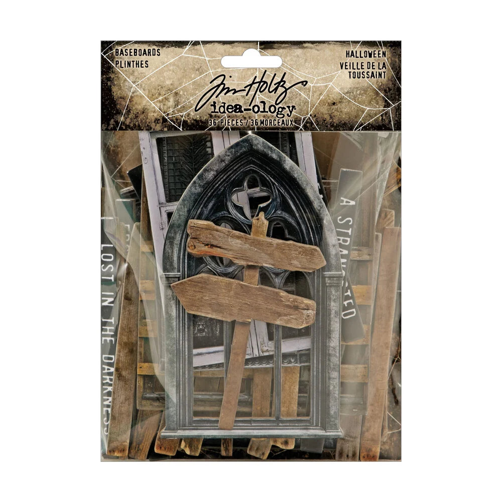 Idea-ology Tim Holtz Halloween Baseboards (36 pcs)
