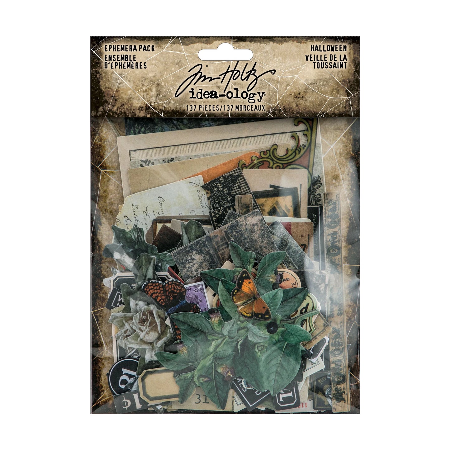 Idea-ology Tim Holtz Ephemera Pack (137 pcs)