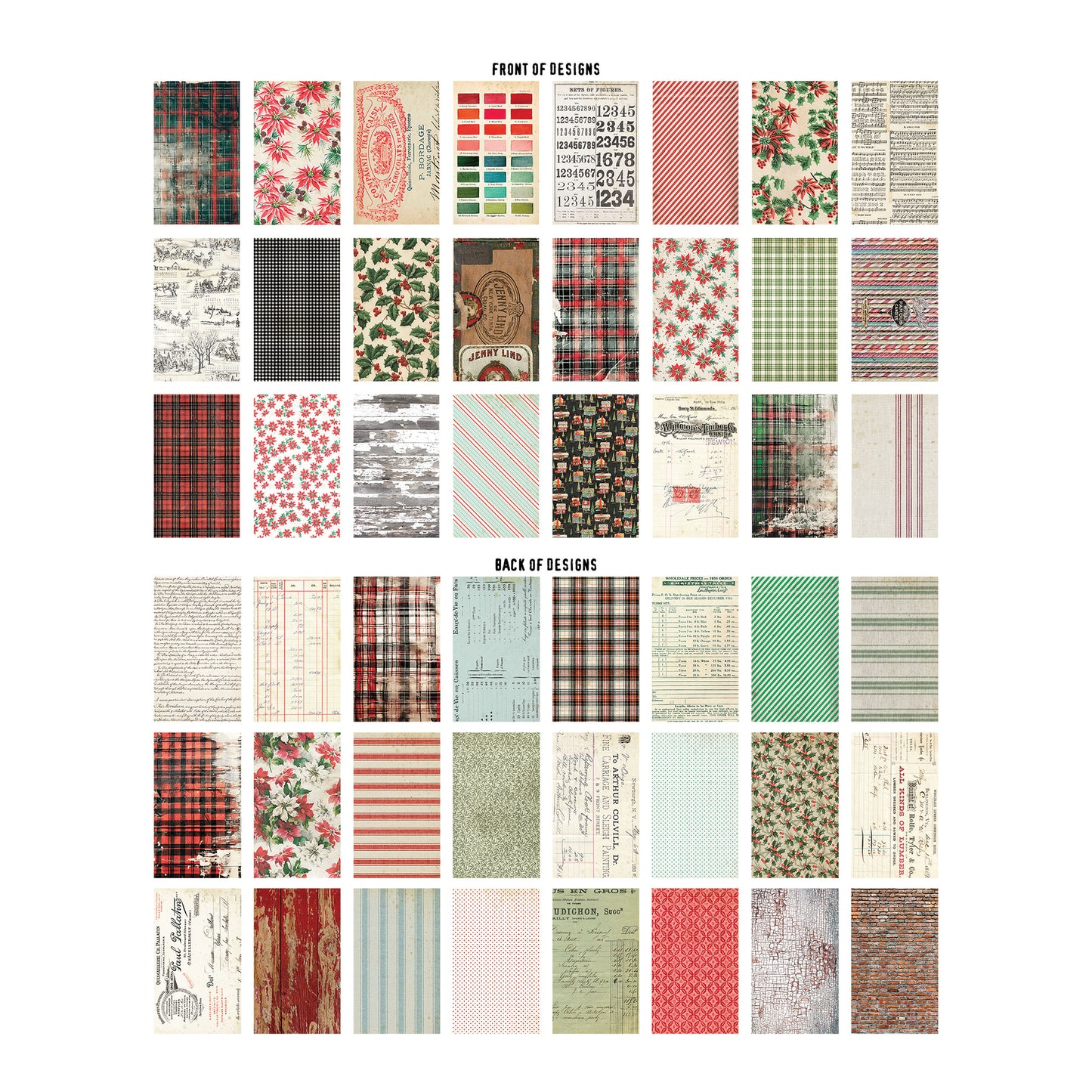 Idea-ology Tim Holtz Christmas Backdrops