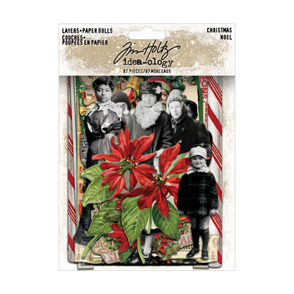 Idea-ology Tim Holtz Christmas Layers + Paper Dolls