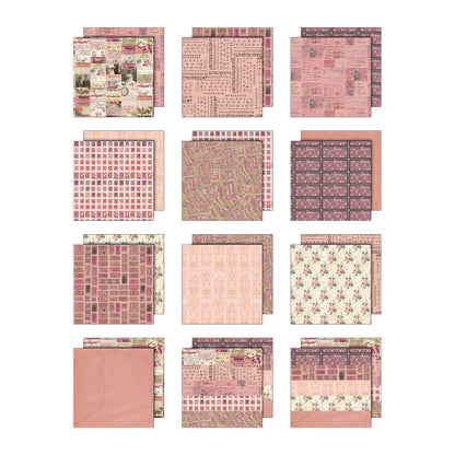 Tim Holtz Idea-ology Palette Collection: Pink 12 x 12
