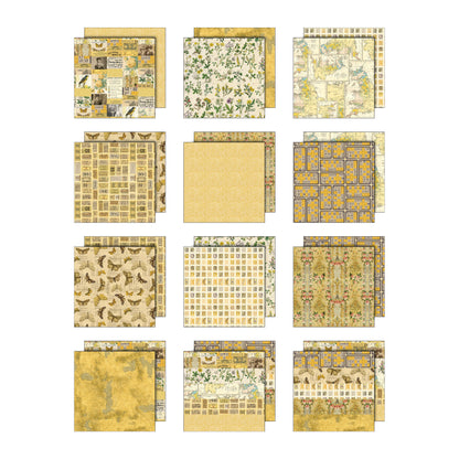 Tim Holtz idea-ology 12x12 Palette Paper Collection: Yellow Preorder*