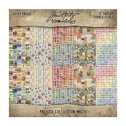 Tim Holtz idea-ology 12x12 Palette Paper Collection: Multi Preorder*