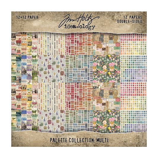 Tim Holtz idea-ology 12x12 Palette Paper Collection: Multi Preorder*