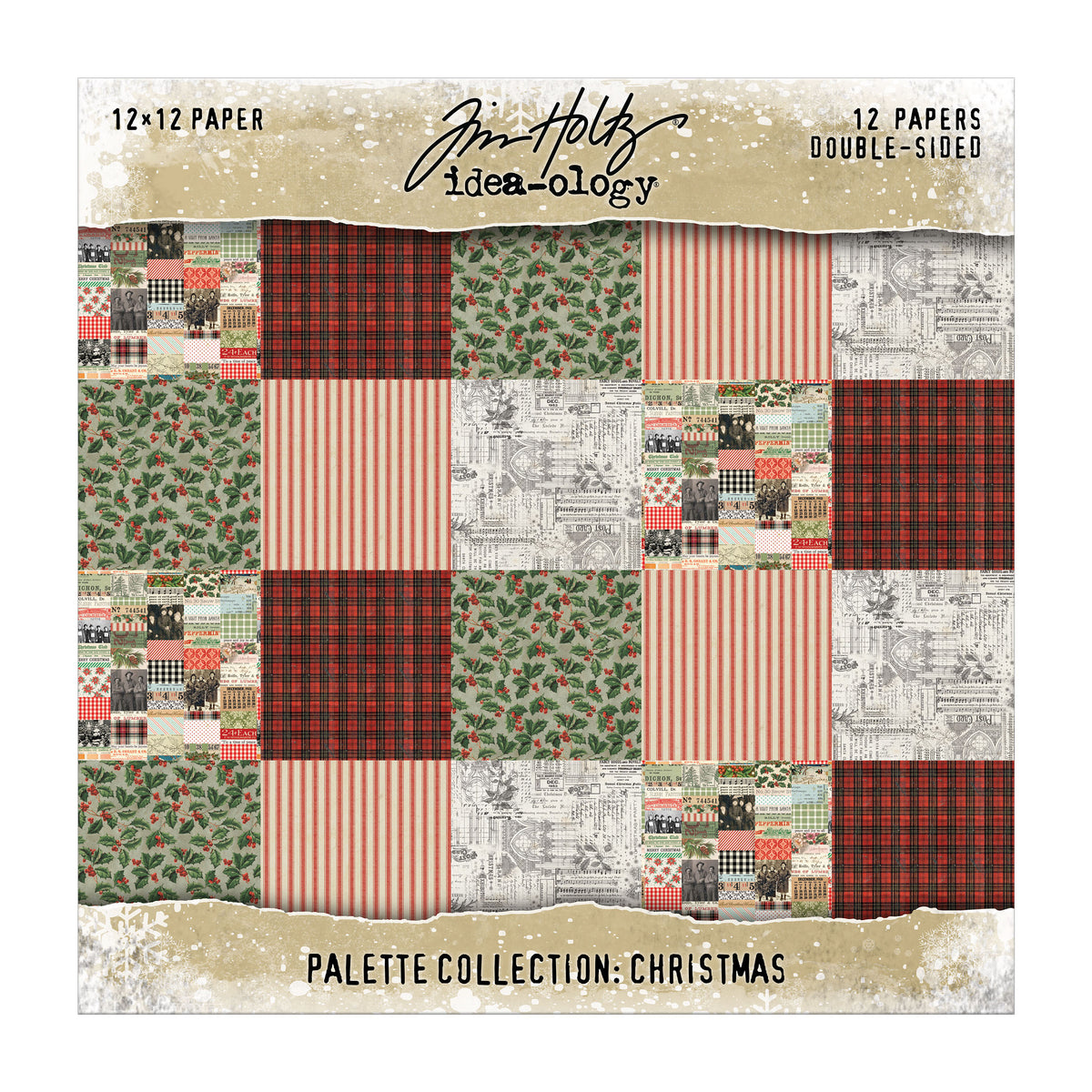 Tim Holtz Idea-ology Christmas Palette Collection 12x12 Inch ~ Ship from 5th Oct