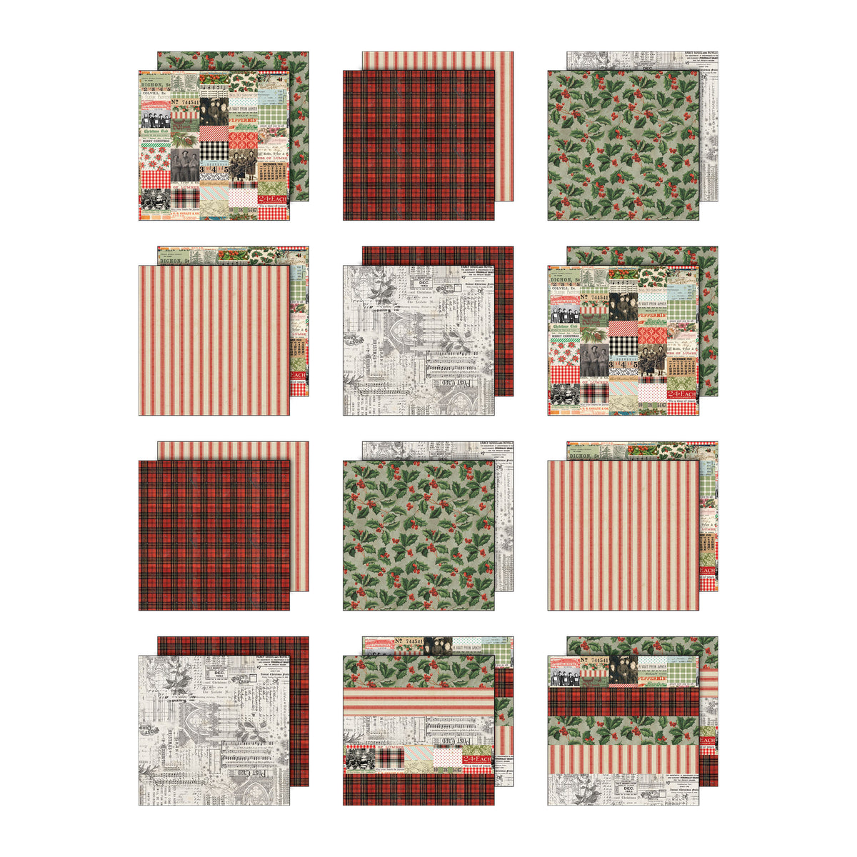 Tim Holtz Idea-ology Christmas Palette Collection 12x12 Inch ~ Ship from 5th Oct