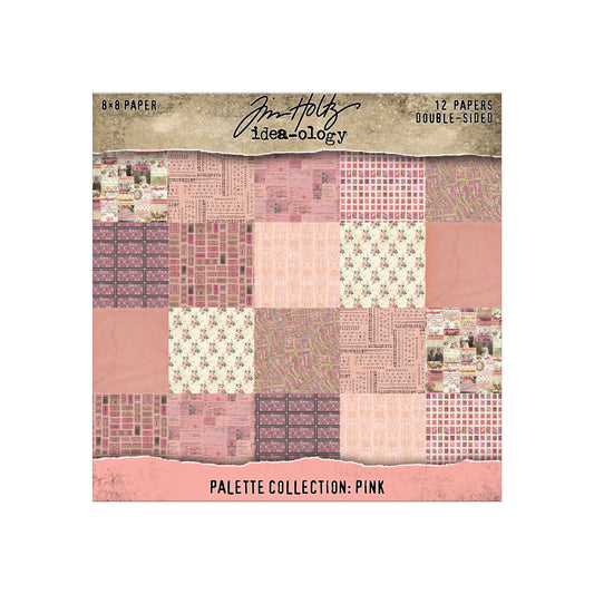 Tim Holtz Idea-ology Palette Collection: Pink 8x8