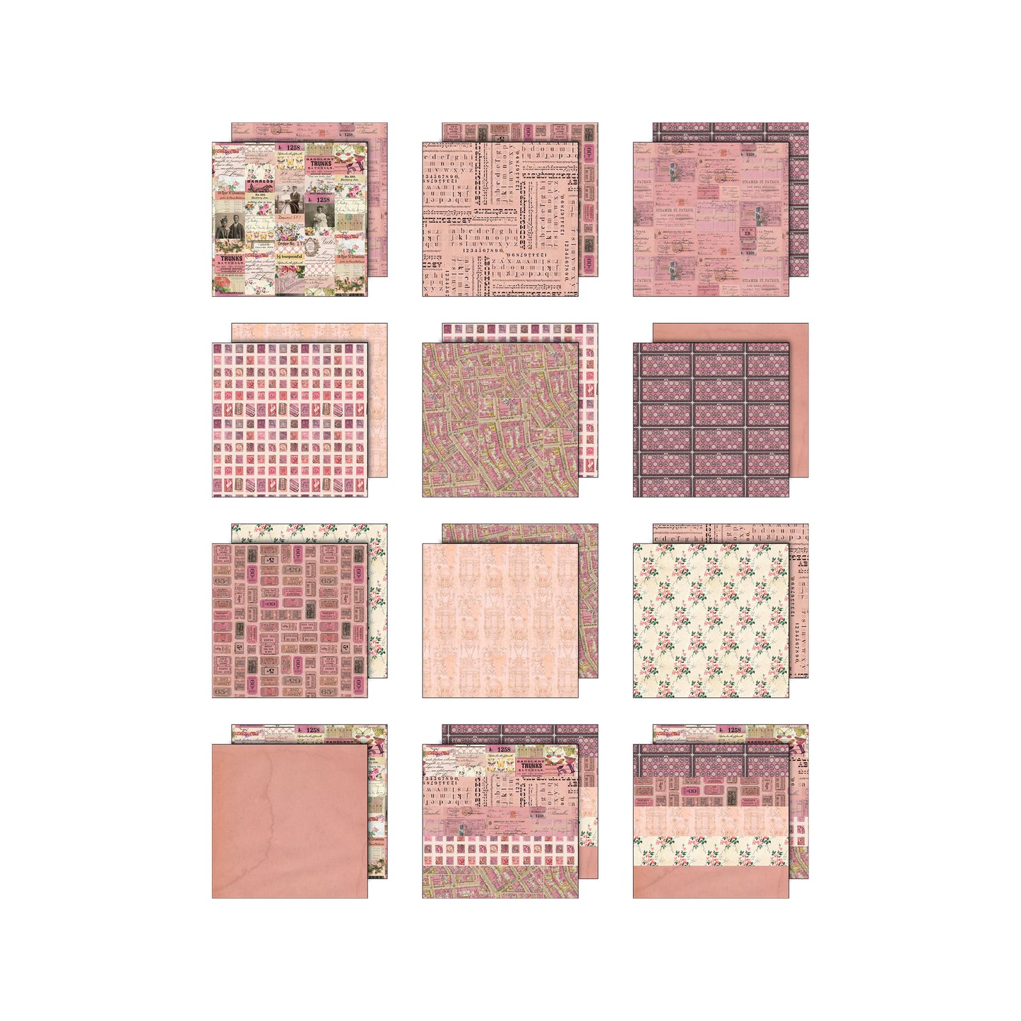 Tim Holtz Idea-ology Palette Collection: Pink 8x8