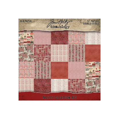 Tim Holtz Idea-ology Palette Collection: Red 8x8
