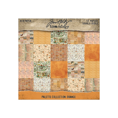 Tim Holtz Idea-ology Palette Collection: Orange 8x8