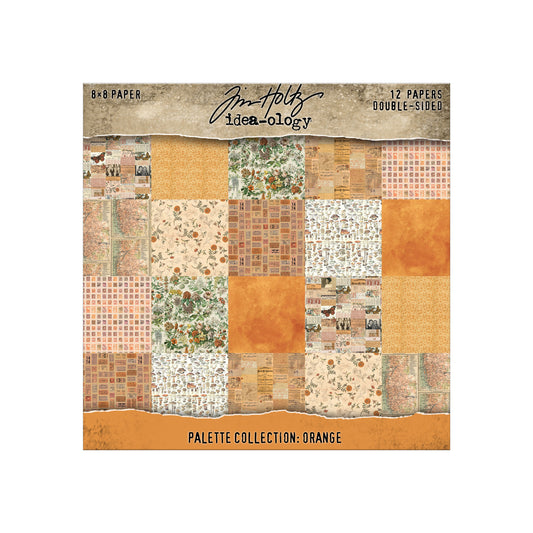 Tim Holtz Idea-ology Palette Collection: Orange 8x8