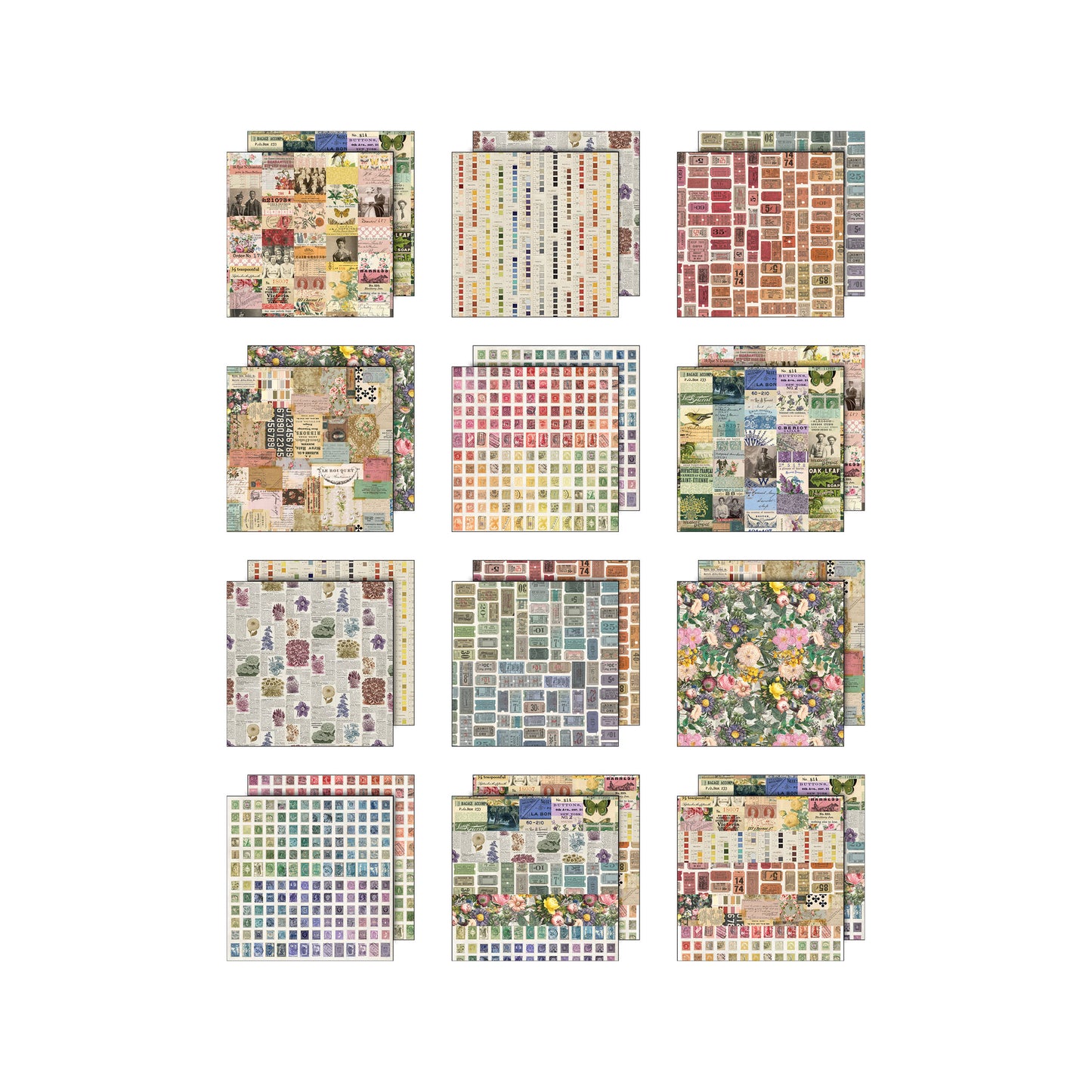 Tim Holtz idea-ology 8 x 8 Palette Paper Collection: Multi Preorder*