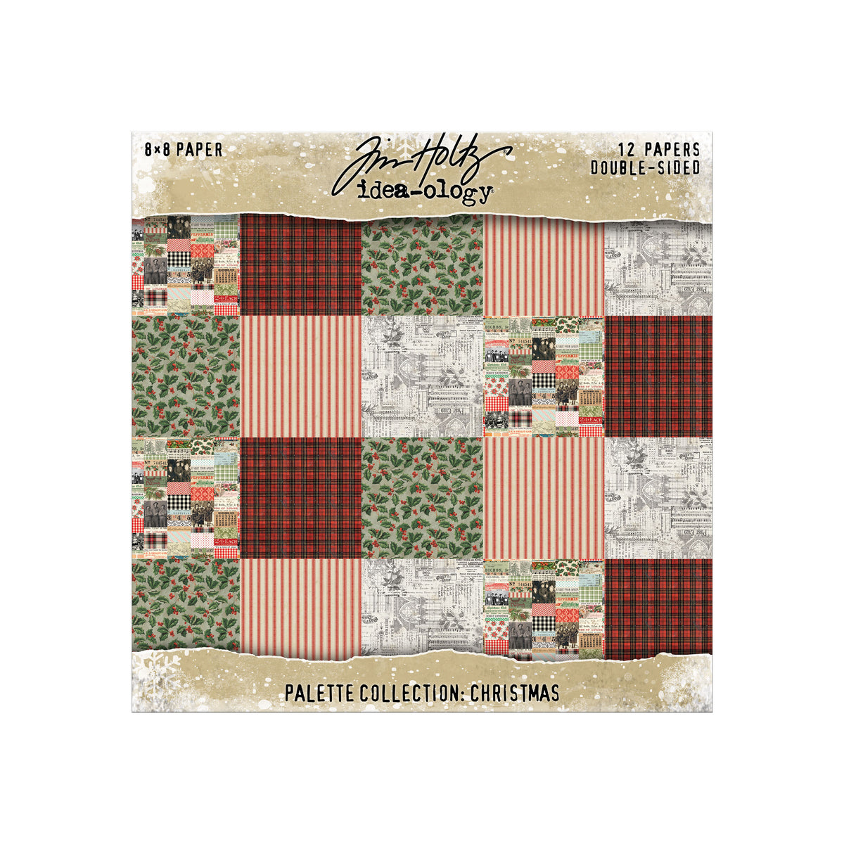 Tim Holtz Idea-ology Christmas Palette Collection 8x8 Inch ~ Ship from 5th Oct