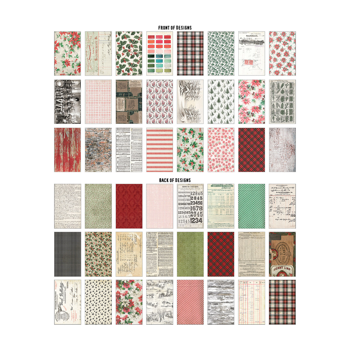 Tim Holtz Idea-ology Christmas Backdrops ~ Ship from 5th Oct