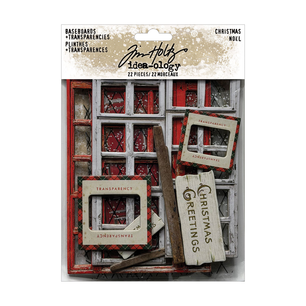 Tim Holtz Idea-ology Christmas Baseboards + Transparencies ~ Ship from 5th Oct