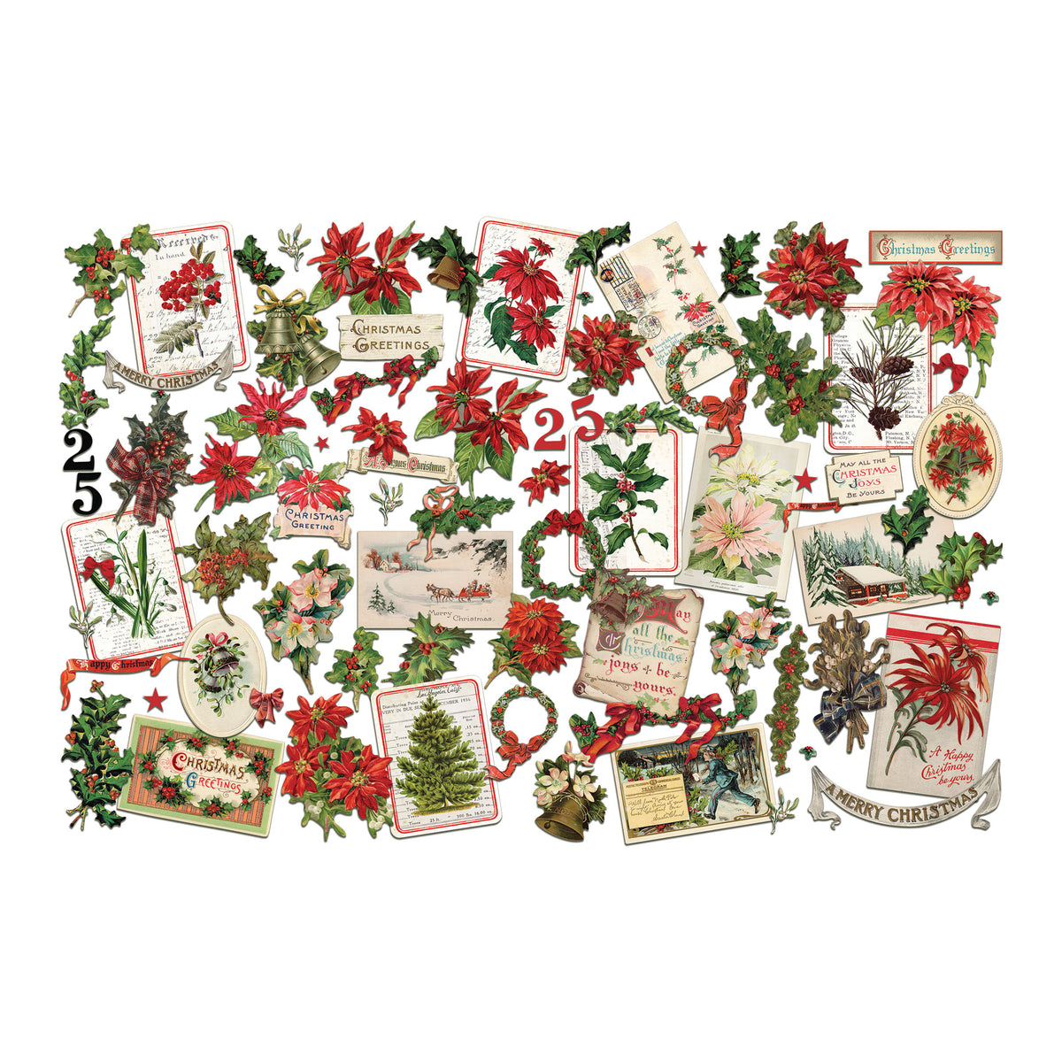 Tim Holtz Idea-ology Christmas Layers Botanical ~ Ship from 5th Oct