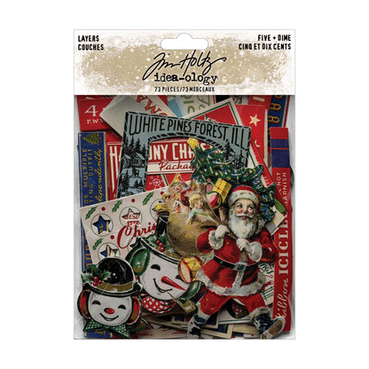 Tim Holtz Idea-ology Christmas Layers Five & Dime ~ Ship from 5th Oct