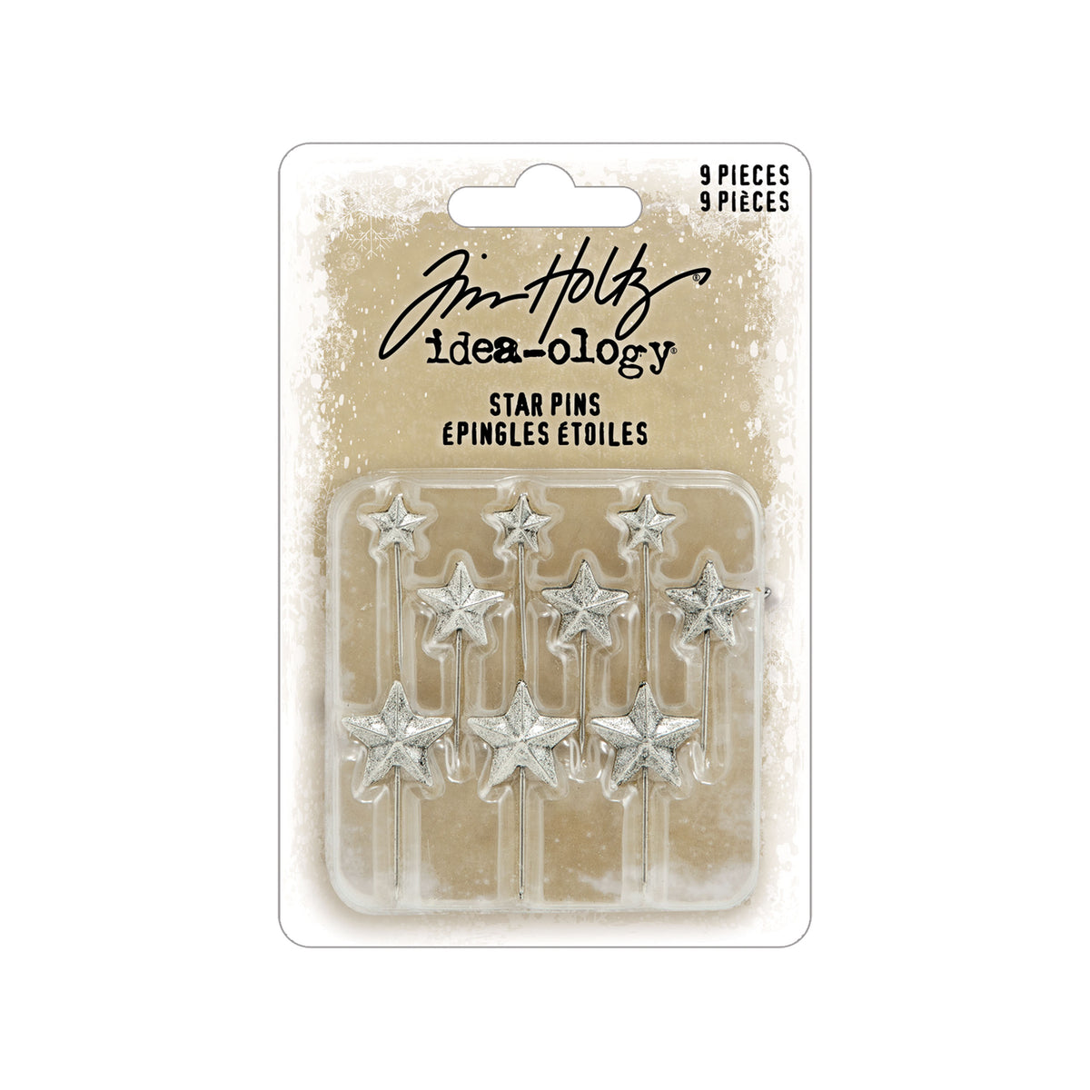 Tim Holtz Idea-ology Christmas Star Pins ~ Ship from 5th Oct