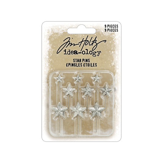 Tim Holtz Idea-ology Christmas Star Pins ~ Ship from 5th Oct